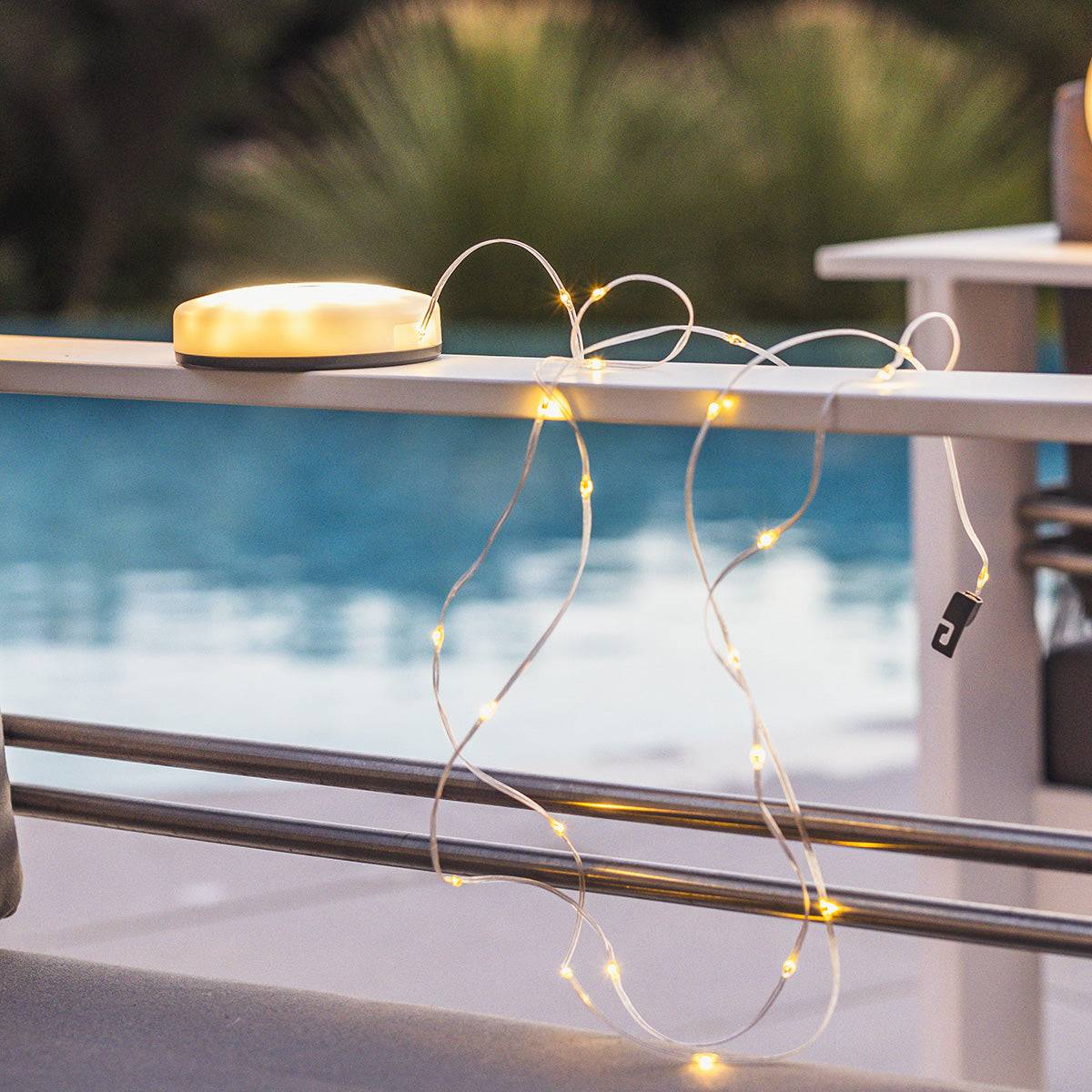 Lumisky - Guirlande enroulable et rechargeable ROLY 10M - Imagen 3