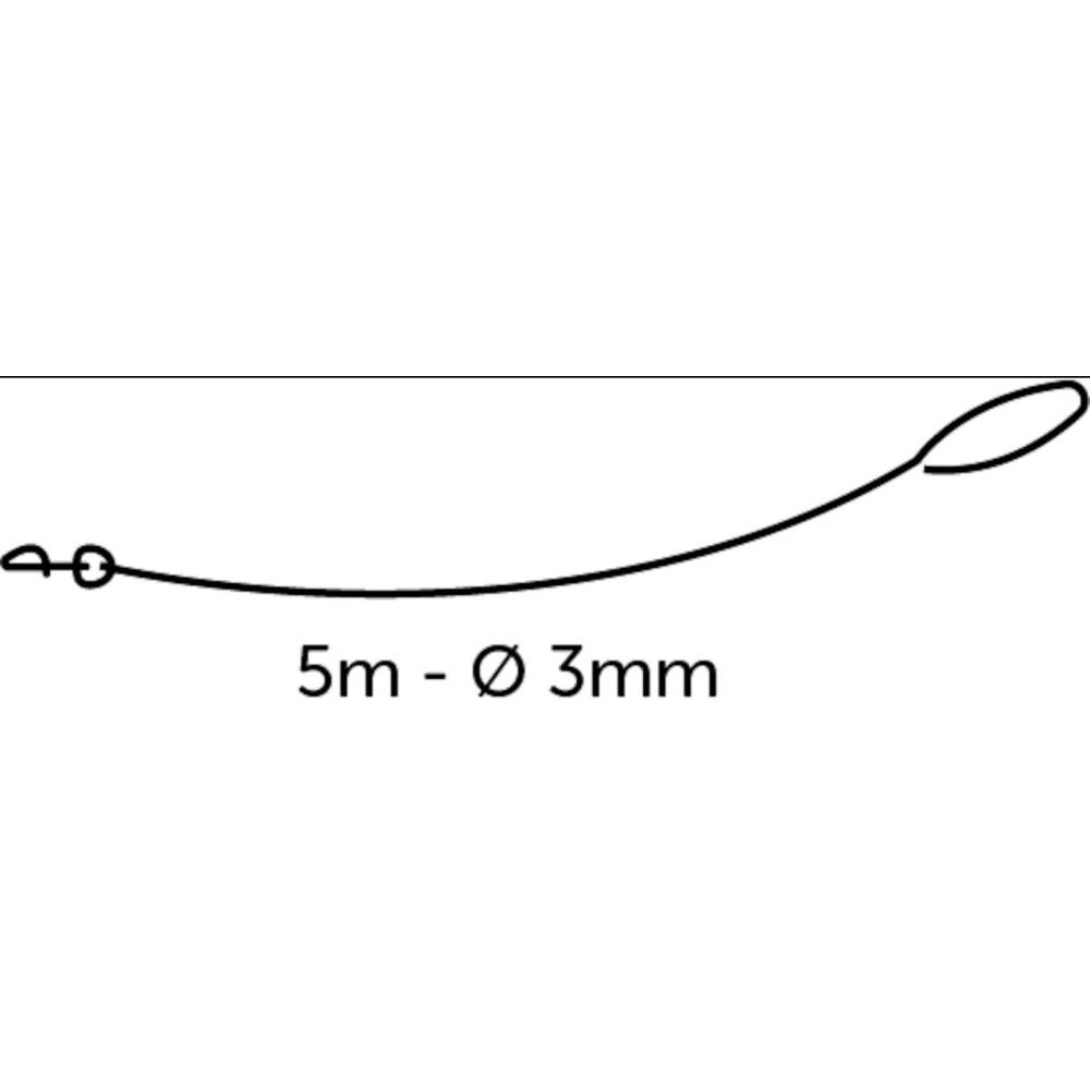 Laisse cordon d'attache  ø 3 mm  x 5 mètres pour chat - Imagen 3
