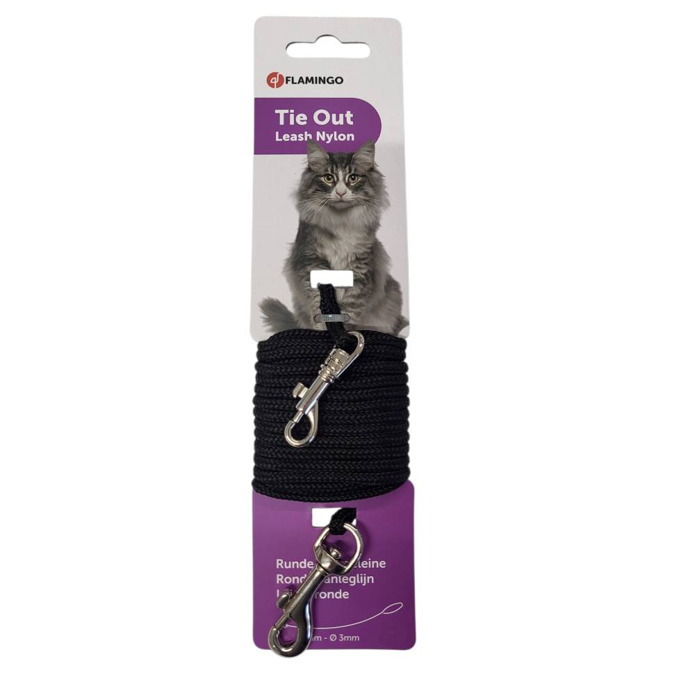 Laisse cordon d'attache  ø 3 mm  x 5 mètres pour chat - Imagen 1