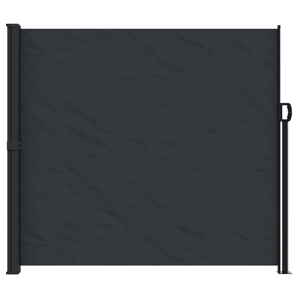 Auvent latéral polyester noir 500 x 180 cm - PANGIVO - Image 3