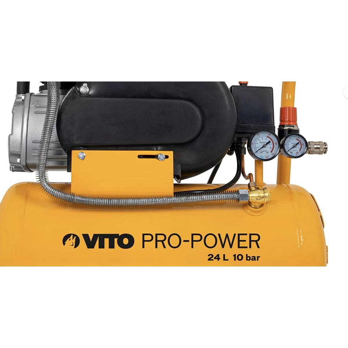 Compresseur d'air Silencieux 24 Litres 10 bar 2,5CV 145 PSI 2.5 CV VITO - Imagen 4