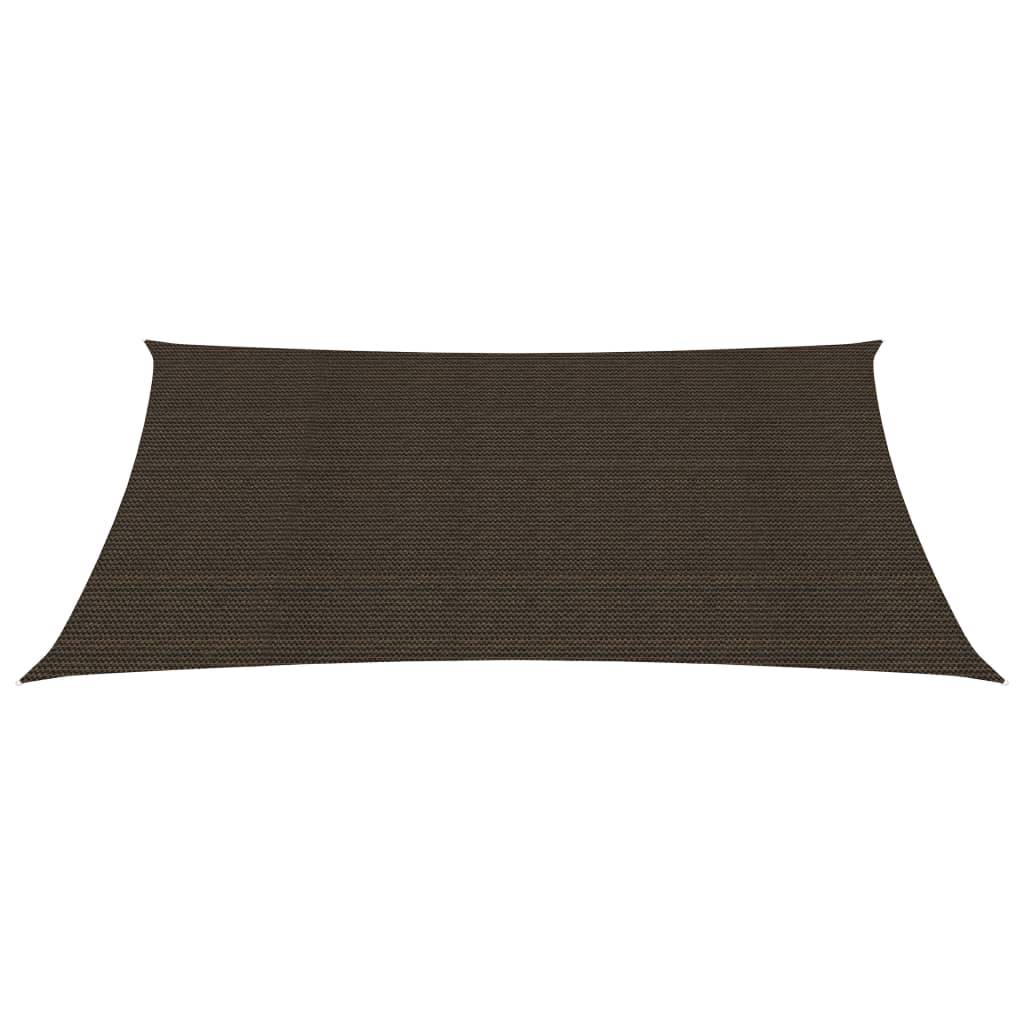 Helloshop26 - Voile toile d'ombrage parasol 160 g/m² PEHD 3,5 x 4,5 m marron - Imagen 2