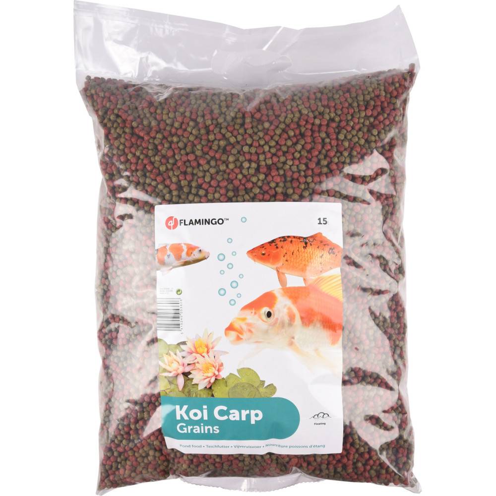 Nourriture poisson d'étang koï 15 litres, granulat 6 mm. - Image 1