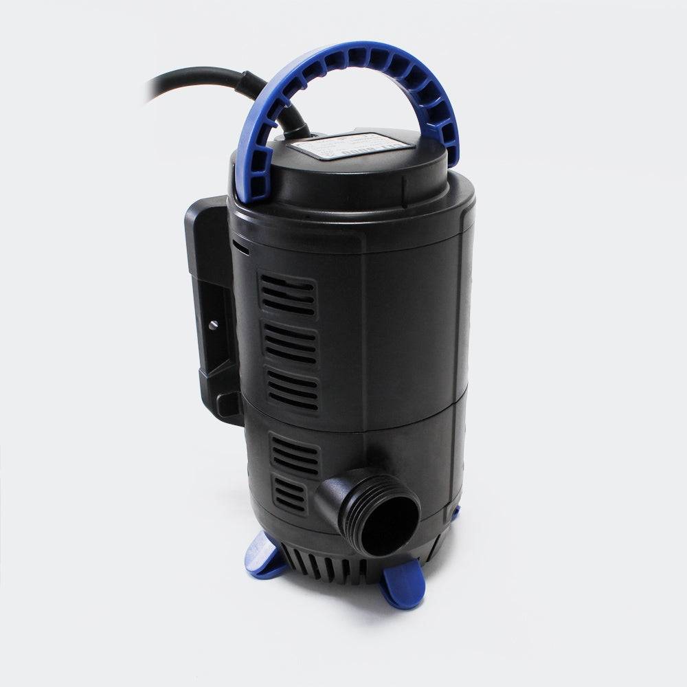 Helloshop26 - Pompe à eau de bassin filtre filtration cours d'eau eco aquarium petit étang eco 8000l/h 80 Watts - Imagen 4