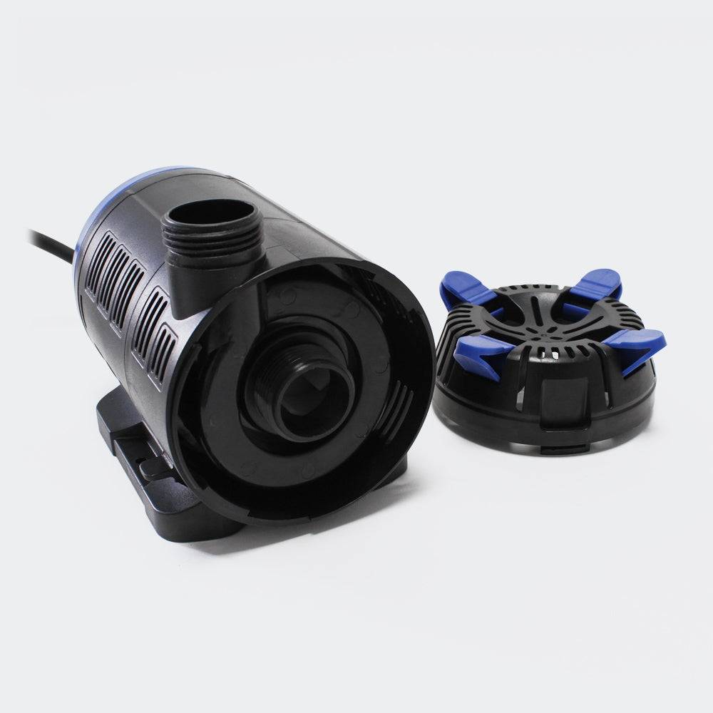 Helloshop26 - Pompe à eau de bassin filtre filtration cours d'eau eco aquarium petit étang eco 8000l/h 80 Watts - Imagen 5