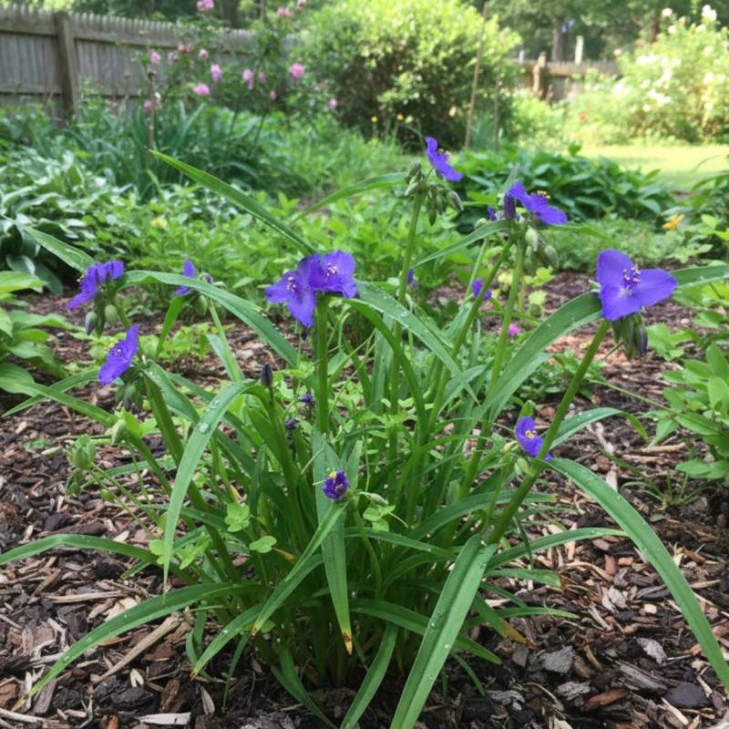 Éphémère de Virginie Zwanenburg Blue à fleurs Bleue/ - feuillage Caduc - Godet - 5/20 cm - Imagen 1