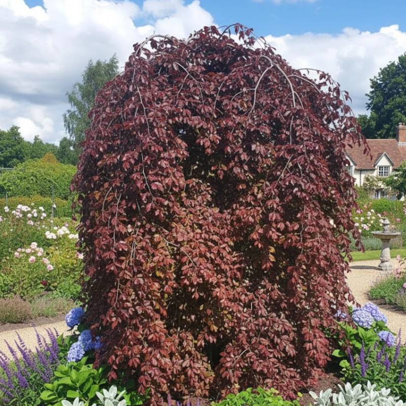 Hêtre commun pourpre pleureur, Fagus - Pot de 15L - Baliveau - Image 2