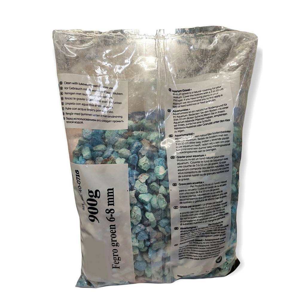 Gravier Gruzo vert 900 gr pour aquarium. - Imagen 3