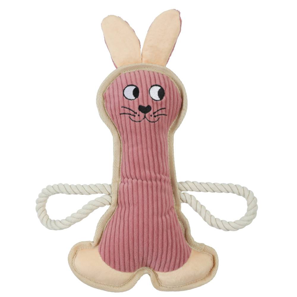 Zolux - Juguete Conejo rosa BUDDY para perro - Imagen 1