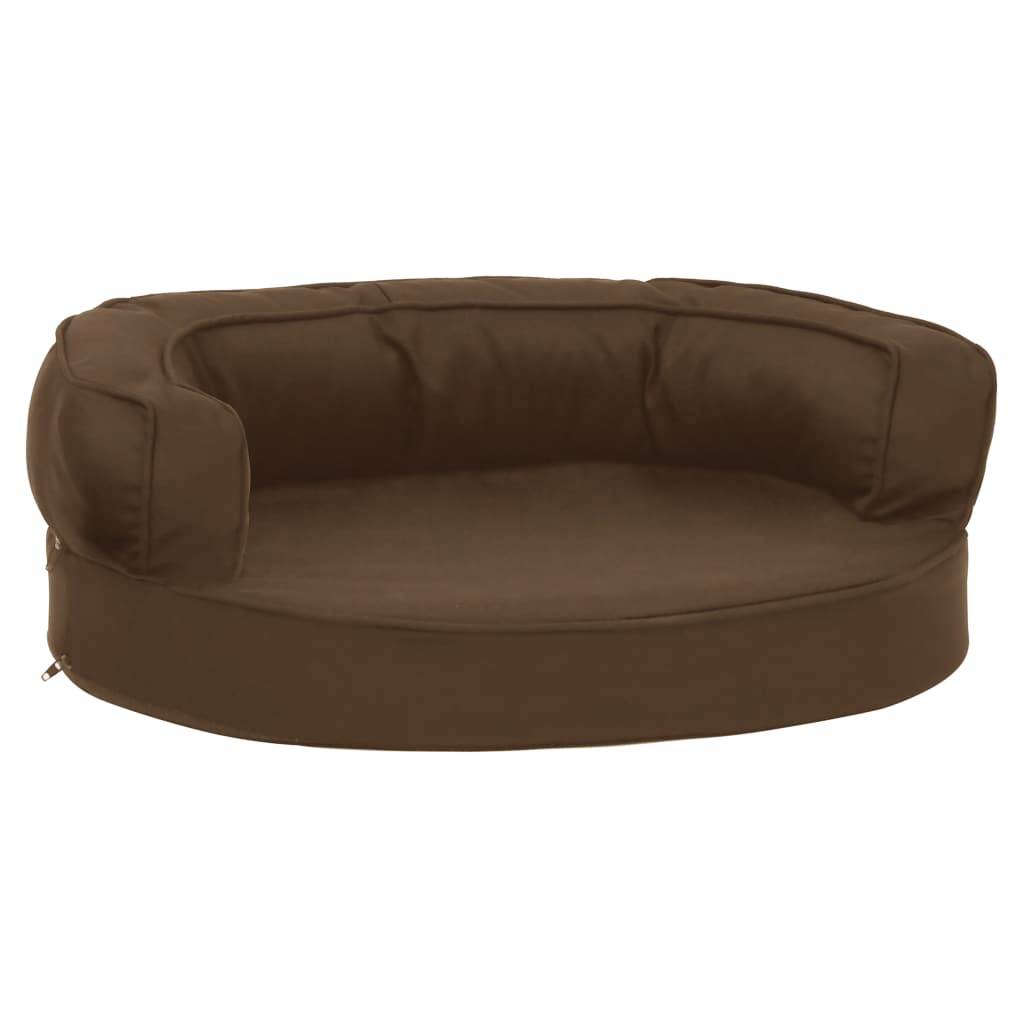 Vidaxl - Matelas de lit ergonomique pour chien 60x42 cm Aspect de lin vidaXL 171301 - Imagen 2