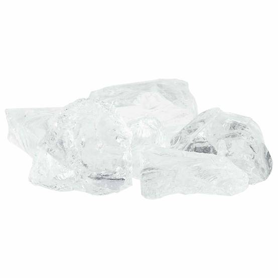 PANGIVO - Pierres de jardin verre blanc 12 x 12 x 12 cm - PANGIVO - Image 2