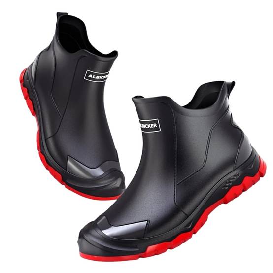 Jesindr Bottes De Pluie Homme, Antidérapant Imperméable à l'eau Bottes Jesindr Bottes De Pluie Homme, Antidérapant Imperméable à l'eau Bottes