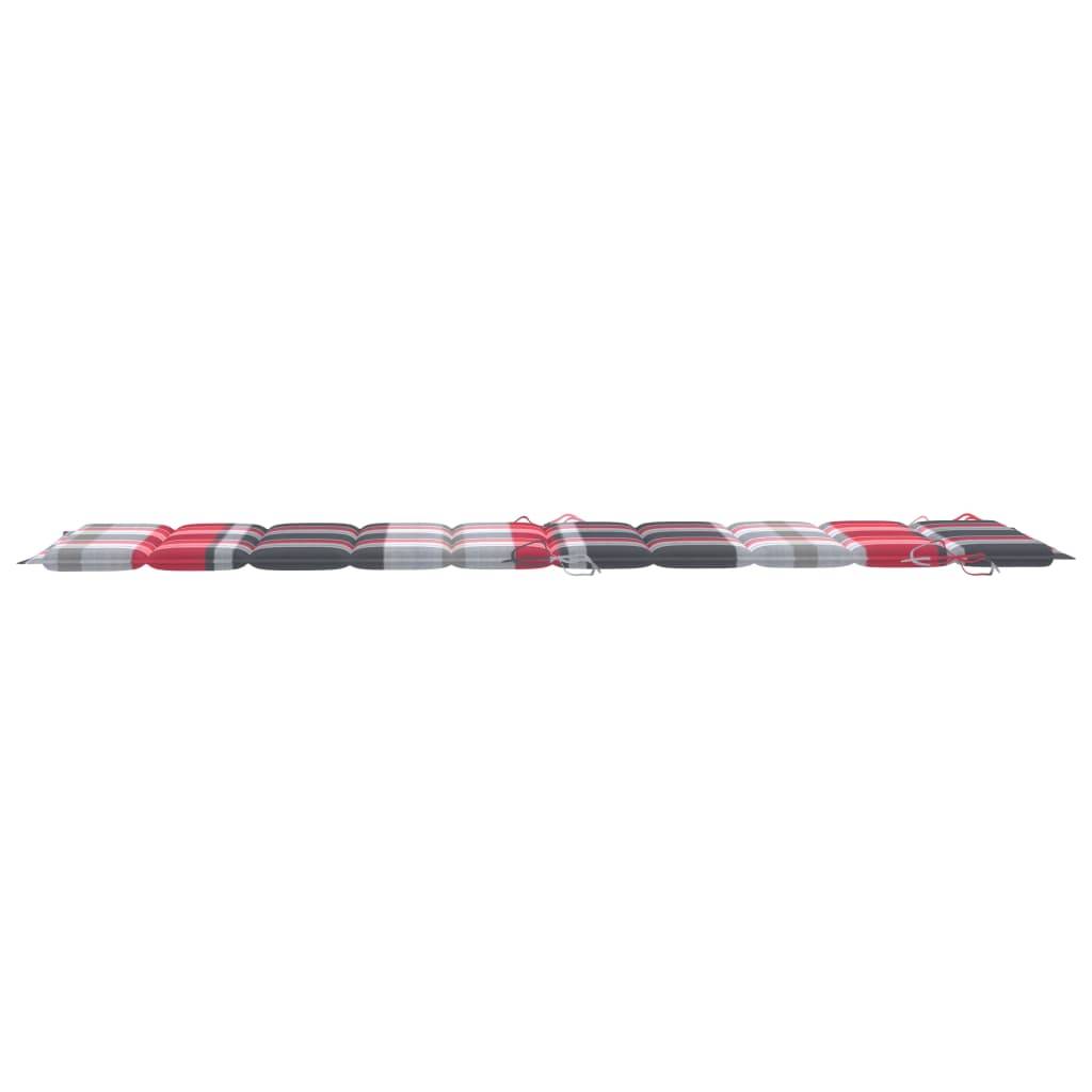 Helloshop26 - Lot de 2 transats chaise longue bain de soleil lit de jardin terrasse meuble d'extérieur avec table et coussins acacia solide - Imagen 8