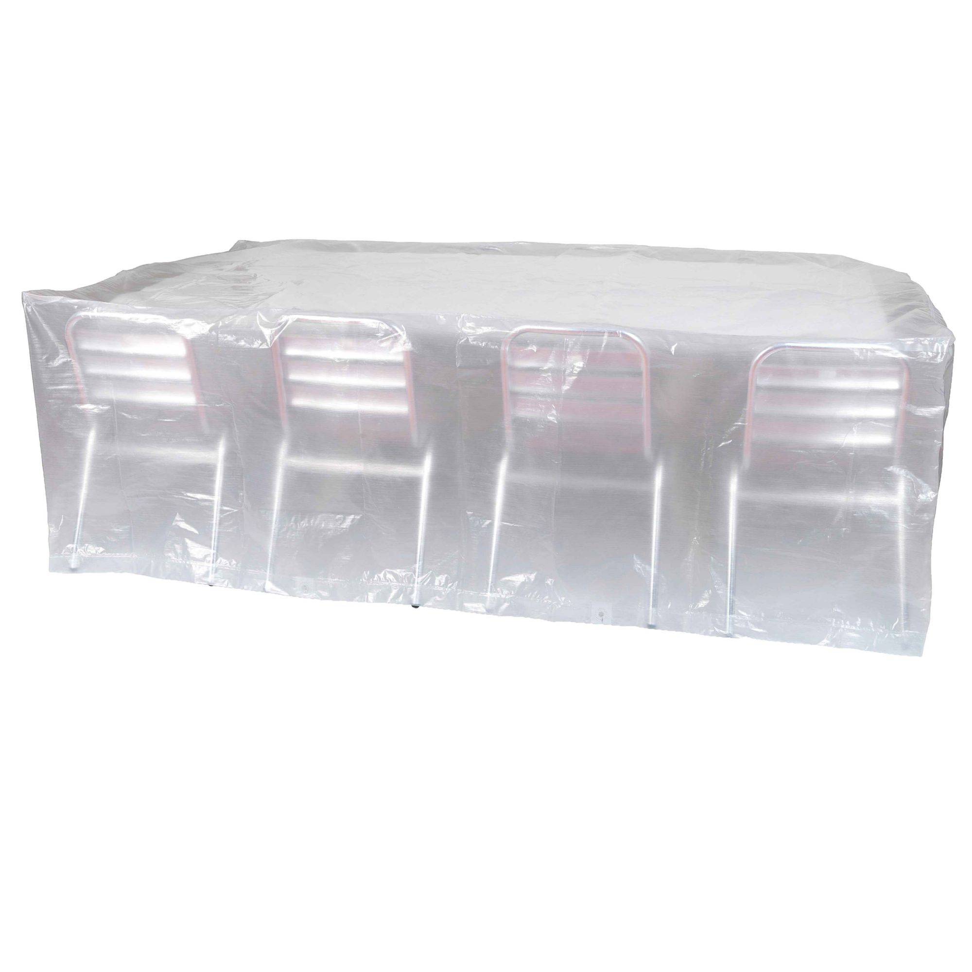Ribimex - Housse de salon de jardin rectangulaire 220x120x70 cm - Imagen 2