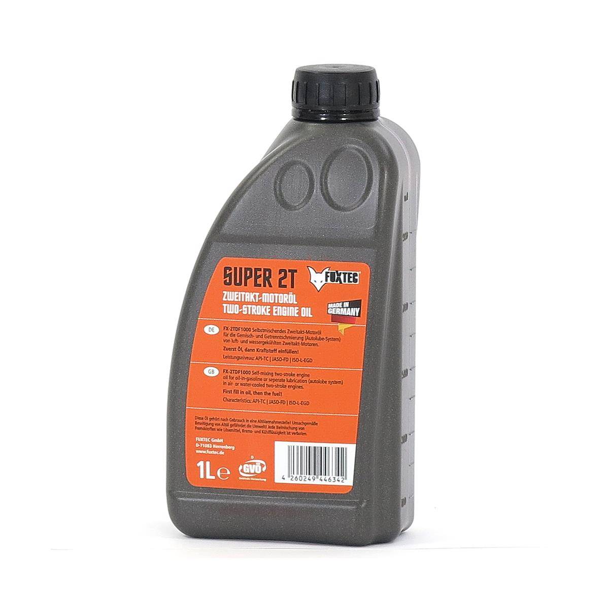 FUXTEC - Huile moteur - FUXTEC - 2 temps 1L - pour débroussailleuses, appareils motorisés, Made in Germany - Image 2