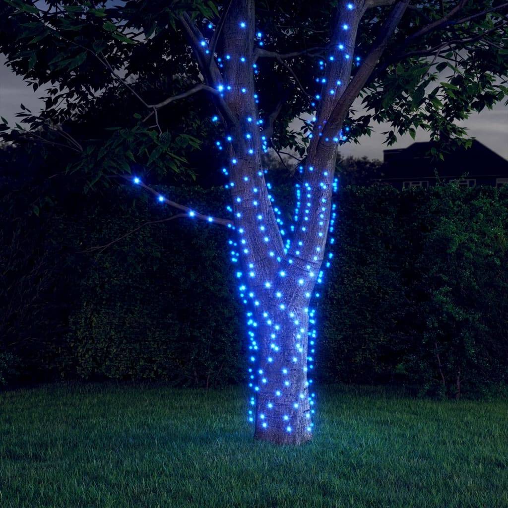 Lot 2 Guirlandes Solaires 400 LED 8 Modes Jardin Fêtes Bleu – ComfortXL Outdoor Living - Image 1