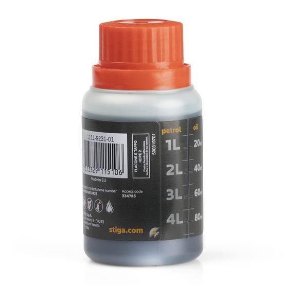Stiga - Huile 2-Temps 100% synthétique 0.1 litre-STIGA - Image 2
