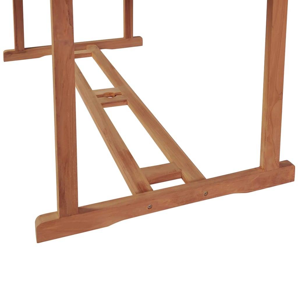 Table de jardin Bois de teck solide 180 x 90 x 75 cm, Poids :25kg - PANGIVO - Image 6