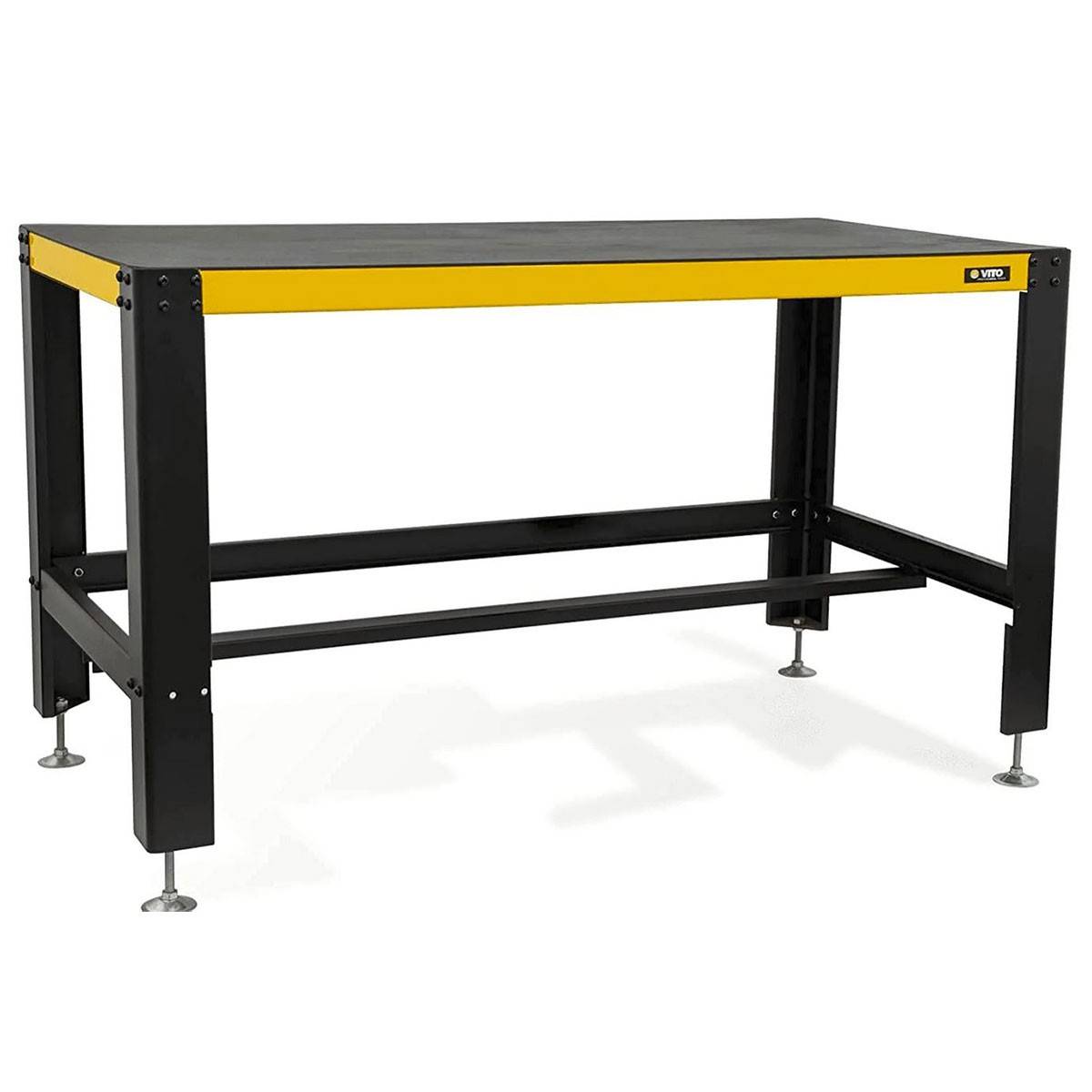 Etabli de bricolage Professionnel Robuste Acier / ABS 4 pieds réglables Charge max 2000 kg VITO - Imagen 1