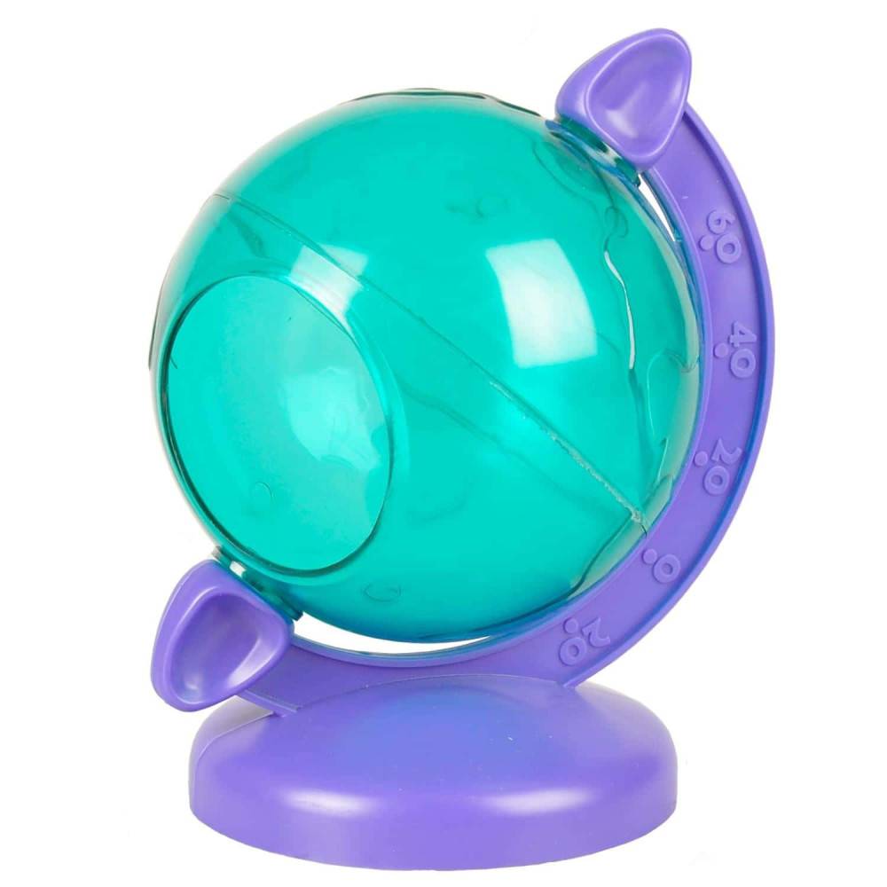 Globe Terrestre vert et violet. jeux pour petit hamsters . - Imagen 1