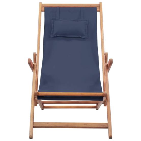 Chaise bois composite 1 places polyester bleu - Prolenta premium p345.6 - Image 1