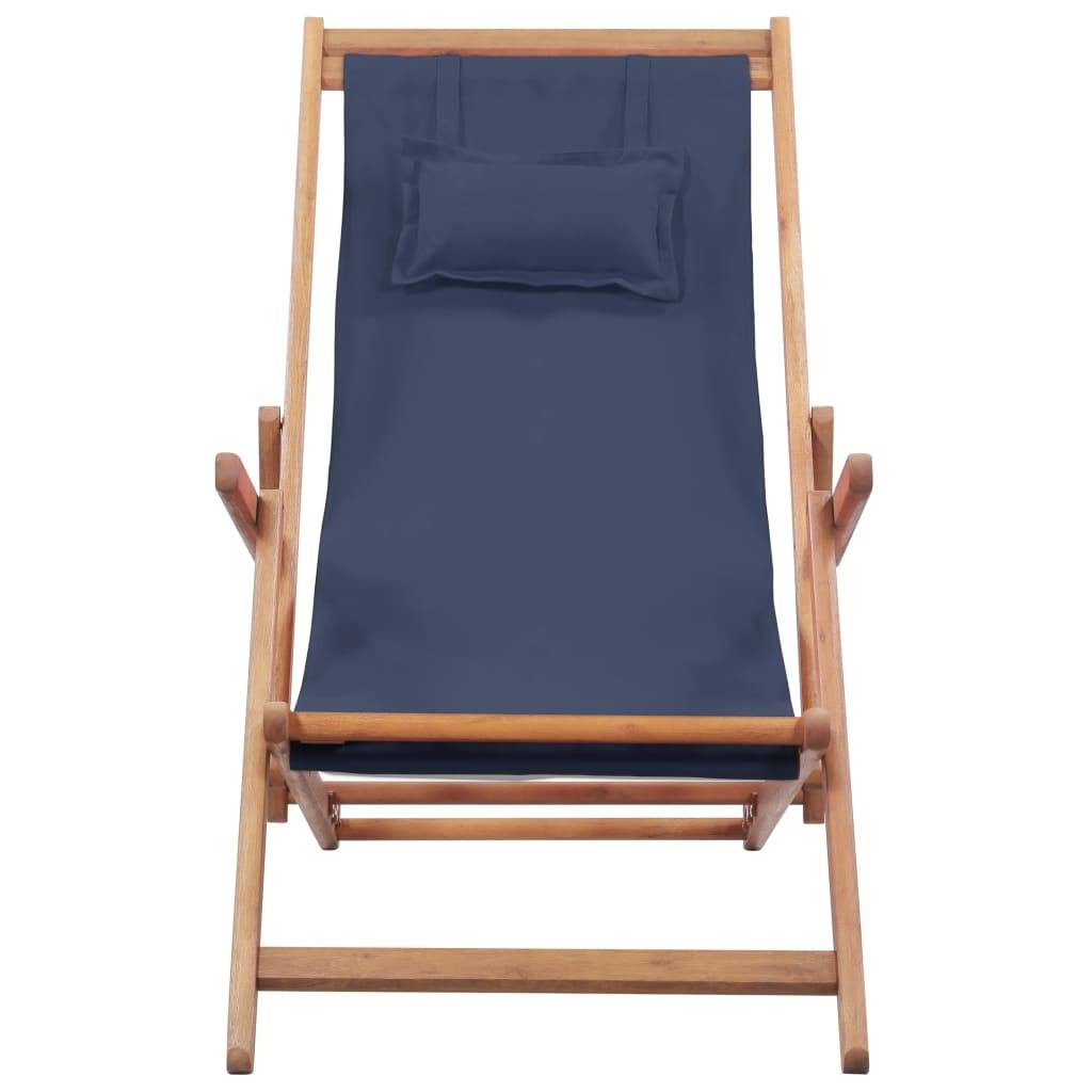 Chaise bois composite 1 places polyester bleu  - Prolenta premium  p345.6 - Image 1