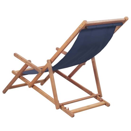 Chaise bois composite 1 places polyester bleu - Prolenta premium p345.6 - Image 3