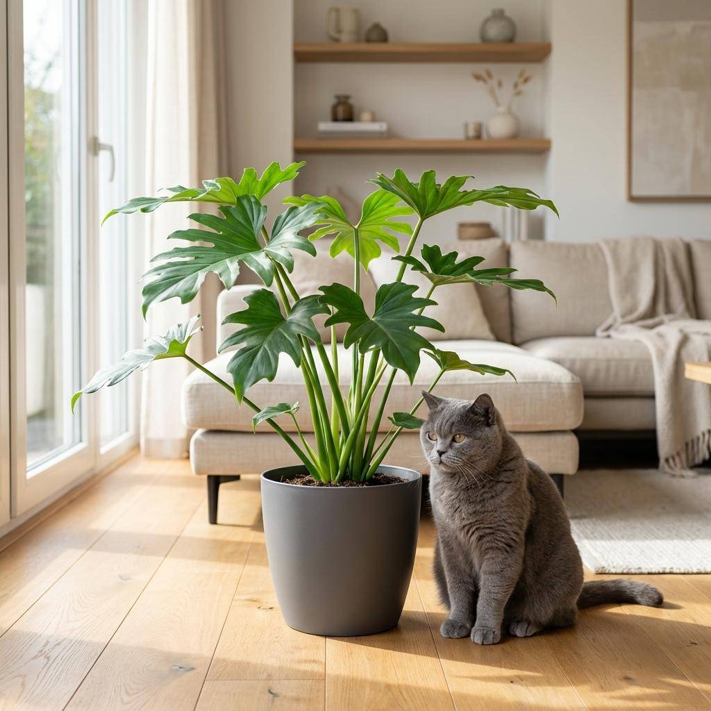 Philodendron Lacerum - Pot de 19cm - Hauteur 65cm - Gris - Plantes d'intérieur - Image 3