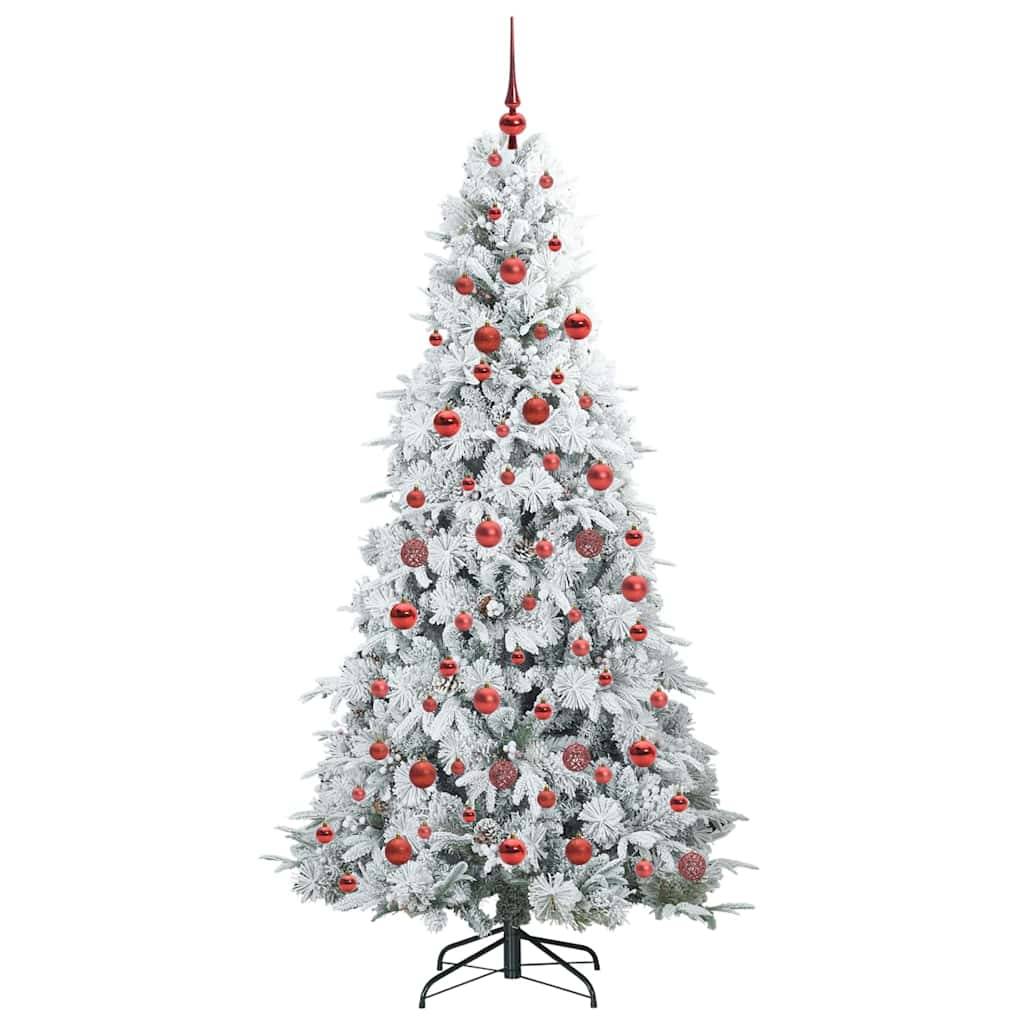 Vidaxl - Sapin de Noël Artificiel à Branches Articulées Blanc 180 cm vidaXL 3397484 - Image 5