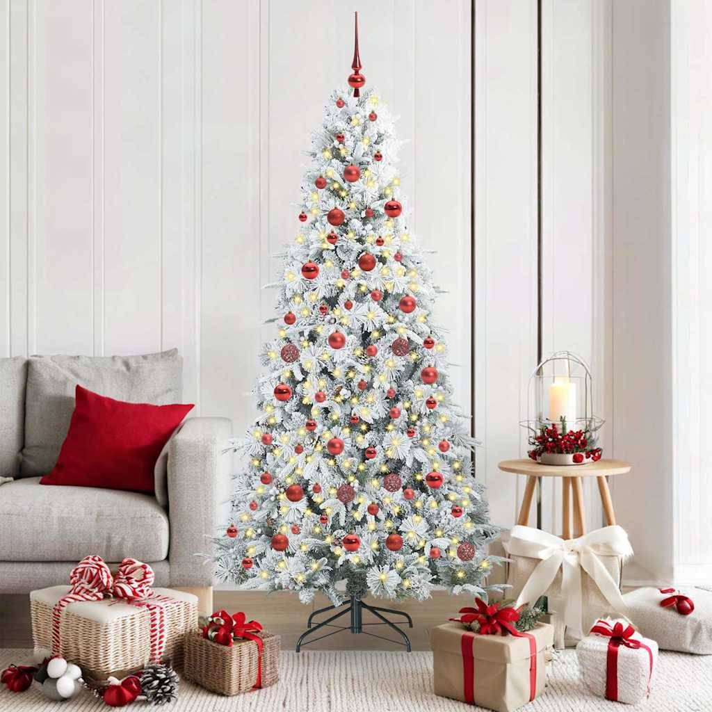 Vidaxl - Sapin de Noël Artificiel à Branches Articulées Blanc 180 cm vidaXL 3397484 - Image 1