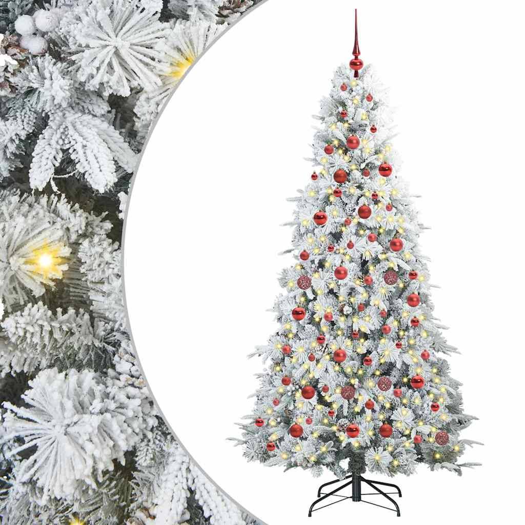 Vidaxl - Sapin de Noël Artificiel à Branches Articulées Blanc 180 cm vidaXL 3397484 - Image 2