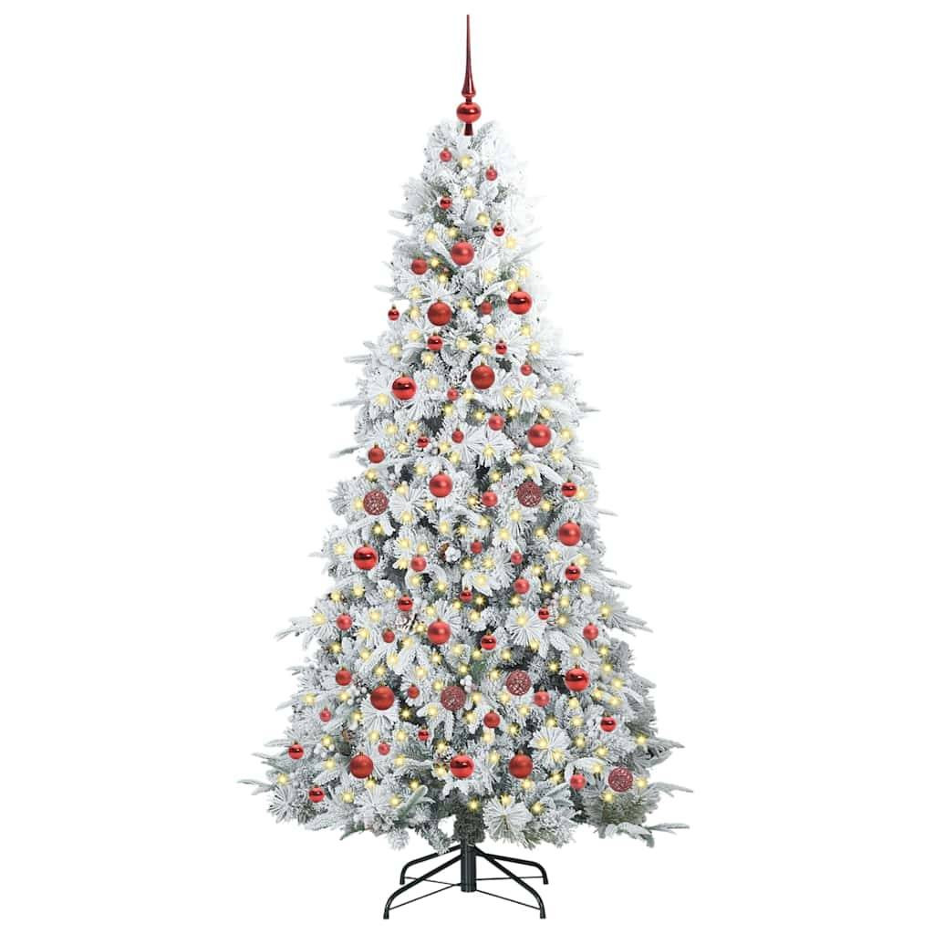Vidaxl - Sapin de Noël Artificiel à Branches Articulées Blanc 180 cm vidaXL 3397484 - Image 4