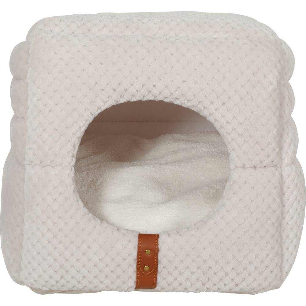 Cube 2 en 1. PALOMA  35 x 35 x 35 cm couleur beige pour chat. - Imagen 3