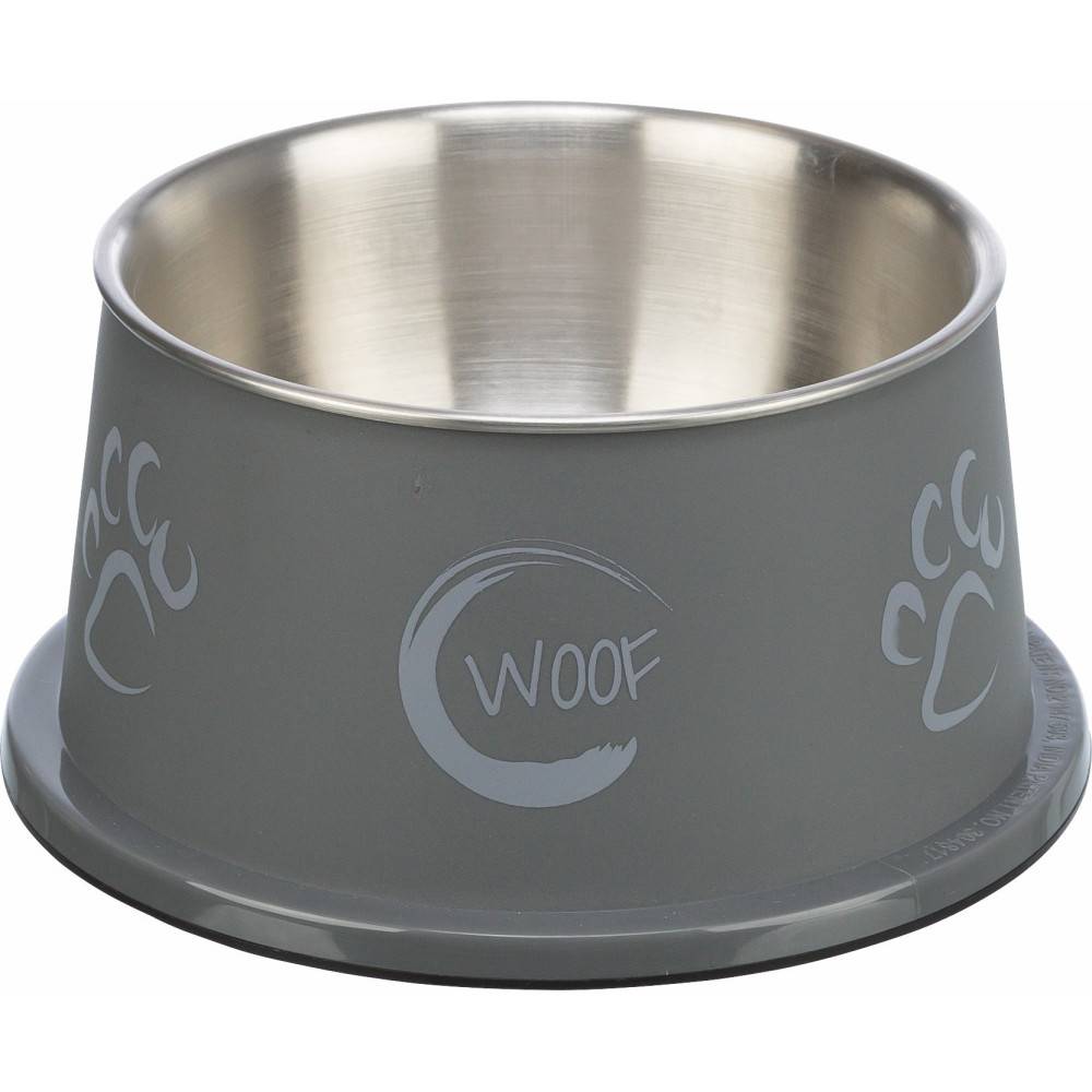 Trixie - Ecuelle 0.9 litre ø 19 cm  acier inox plastique couleur aléatoire pour chiens à longues oreilles, - Imagen 4