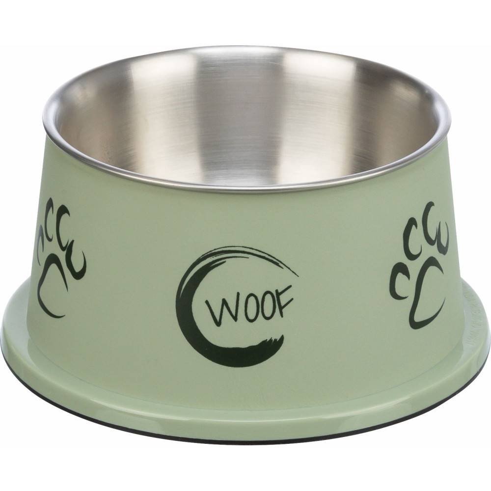 Trixie - Ecuelle 0.9 litre ø 19 cm  acier inox plastique couleur aléatoire pour chiens à longues oreilles, - Imagen 3