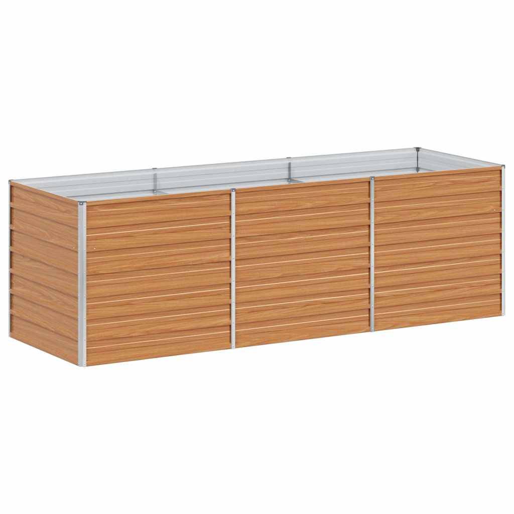 Prolenta Premium - Jardinière acier marron 240 x 80 x 77 cm - Prolenta premium p371.7 - Image 7