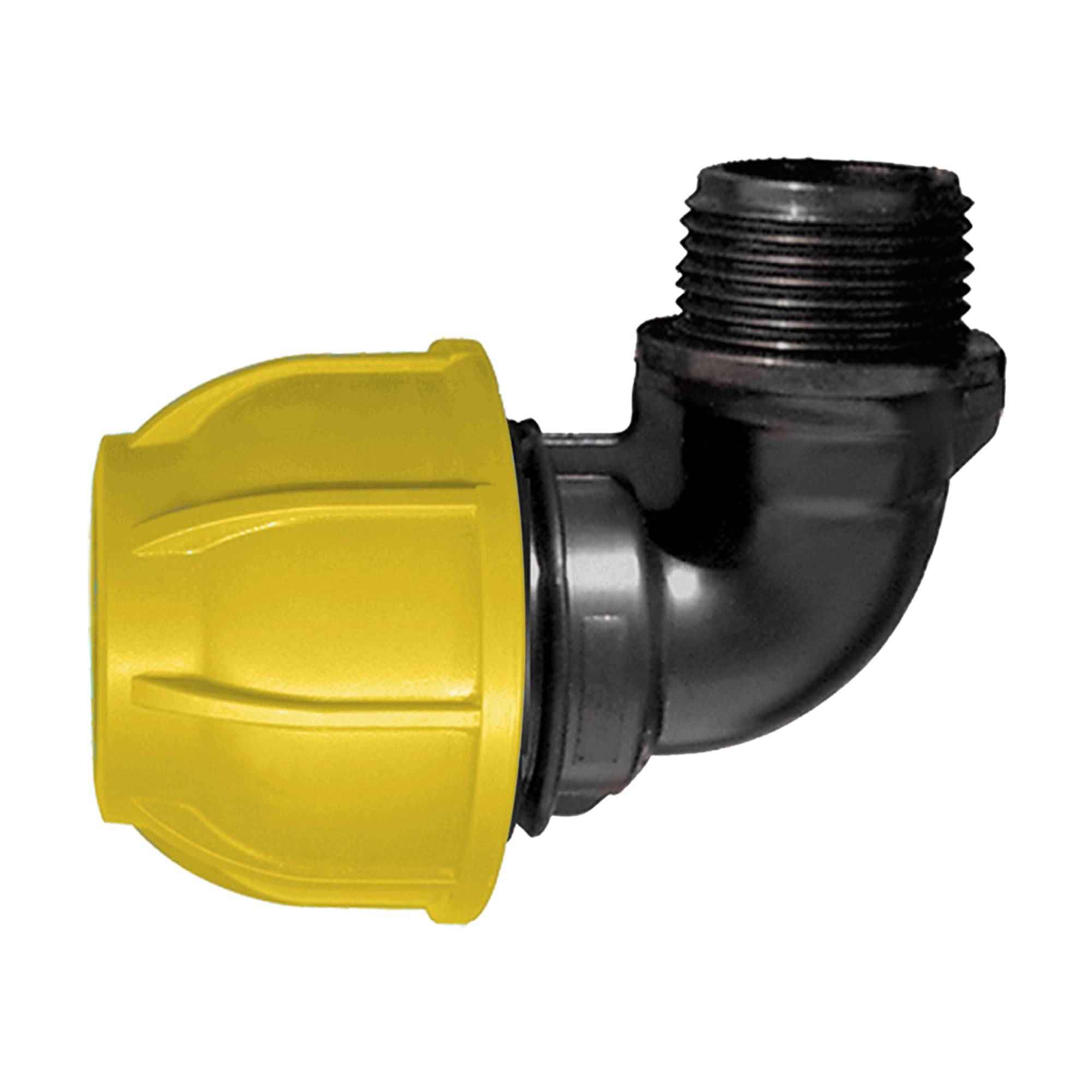 Jardibric - Jardibric - Coude Fileté Ø25 M 20x27 Compression PN10 - Raccord Arrosage Enterré PE - Image 1