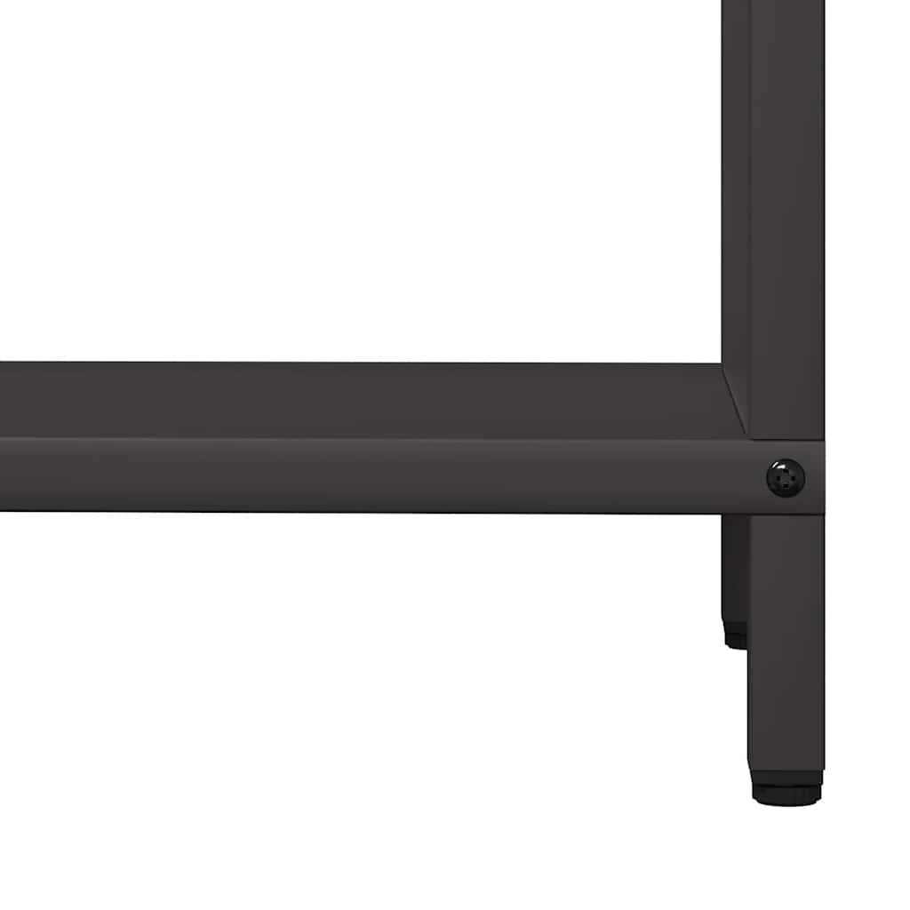 Porte-bûches en acier design pour cheminée intérieure Noir 60x25x60 cm – ComfortXL Outdoor Living - Image 8