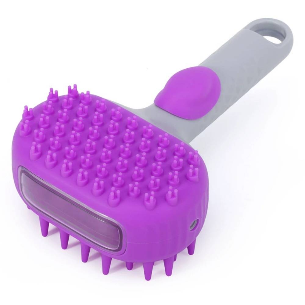 IntiMeg - Brosse de bain en silicone pour chien Violet IntiMeg - Image 2