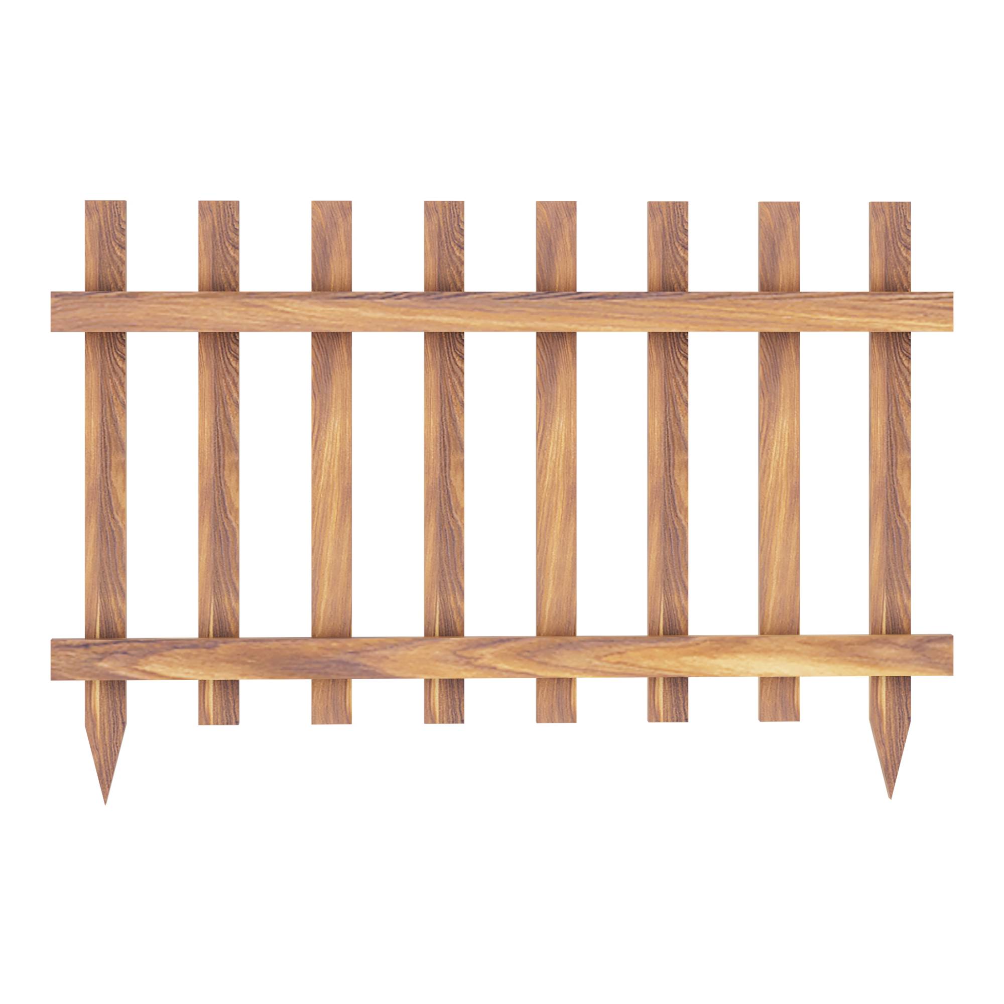 Set de 2 bordures de jardin Bindow en bois 100 x 75 cm [en.casa] - Imagen 4