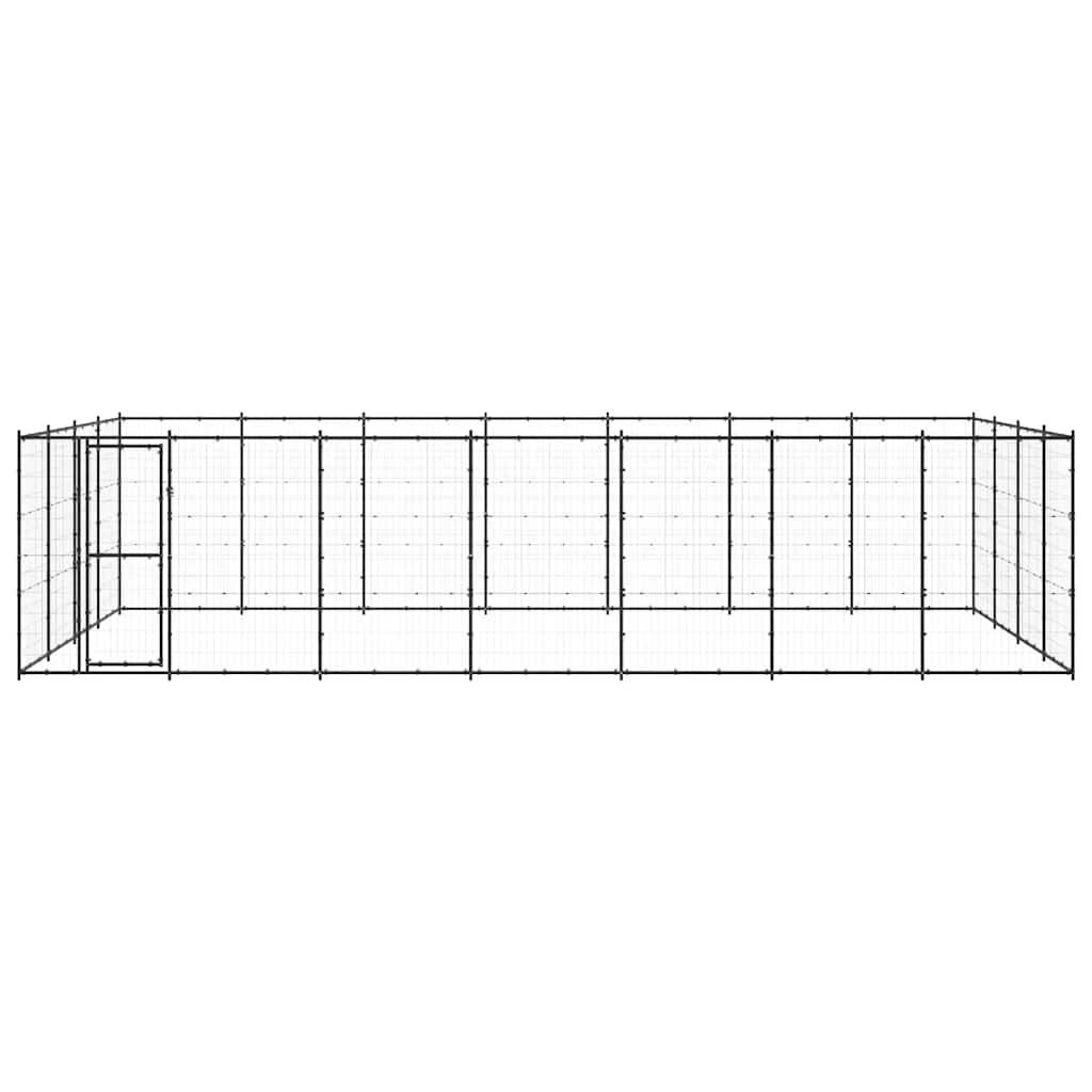 Vidaxl - Chenil d'extérieur pour chiens Acier 33,88 m² vidaXL 3082315 - Imagen 5