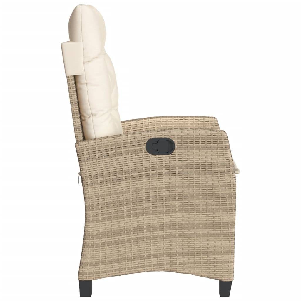 Prolenta Premium - Chaises de jardin rotin beige 57 x 66 x 93 cm - Prolenta premium p381.1 - Image 3