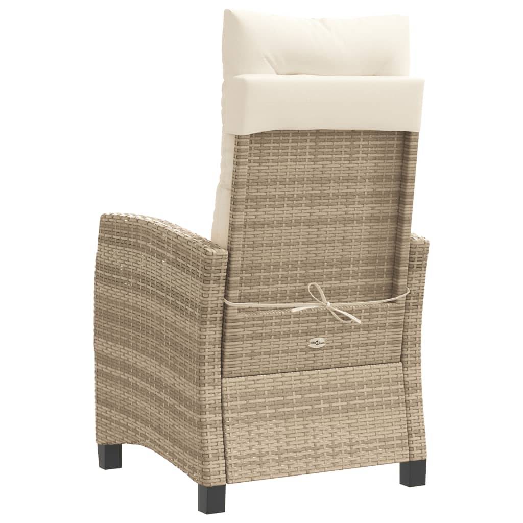 Prolenta Premium - Chaises de jardin rotin beige 57 x 66 x 93 cm - Prolenta premium p381.1 - Image 4