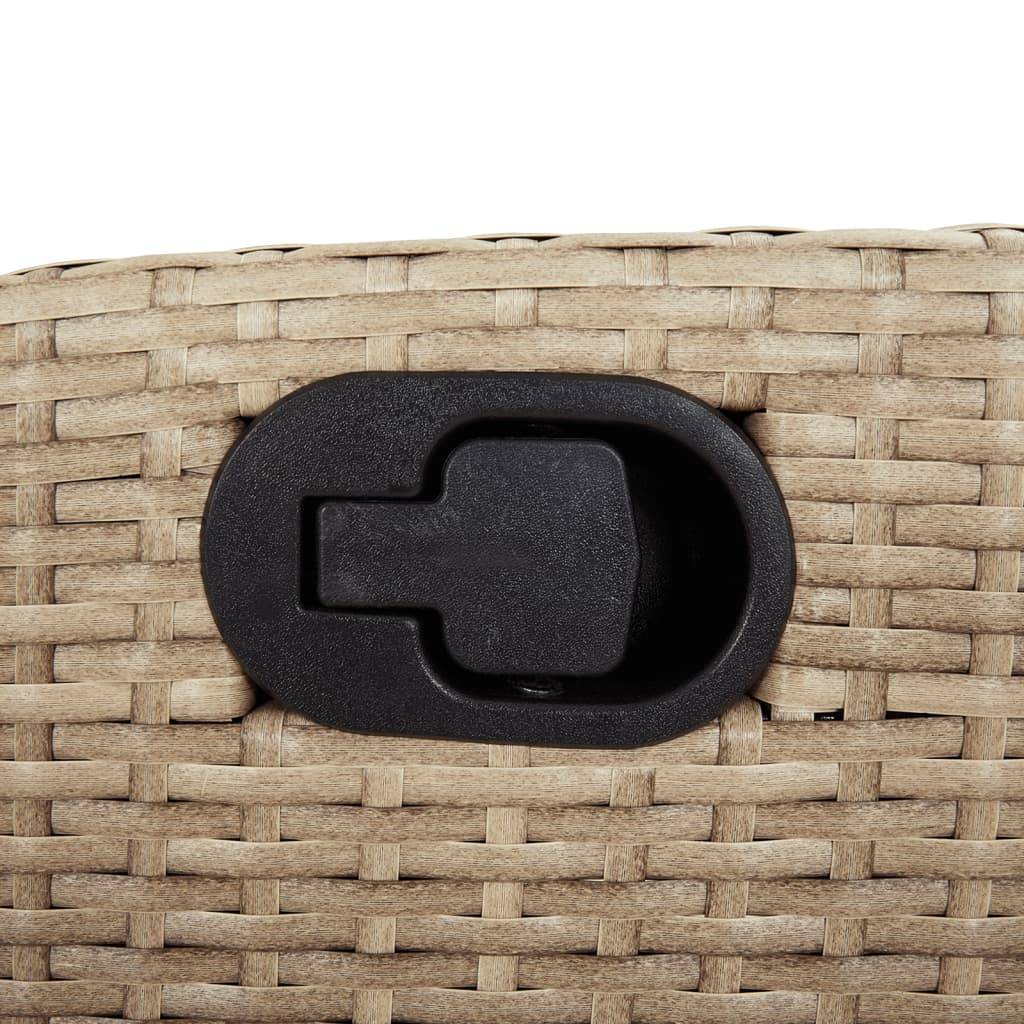 Prolenta Premium - Chaises de jardin rotin beige 57 x 66 x 93 cm - Prolenta premium p381.1 - Image 6