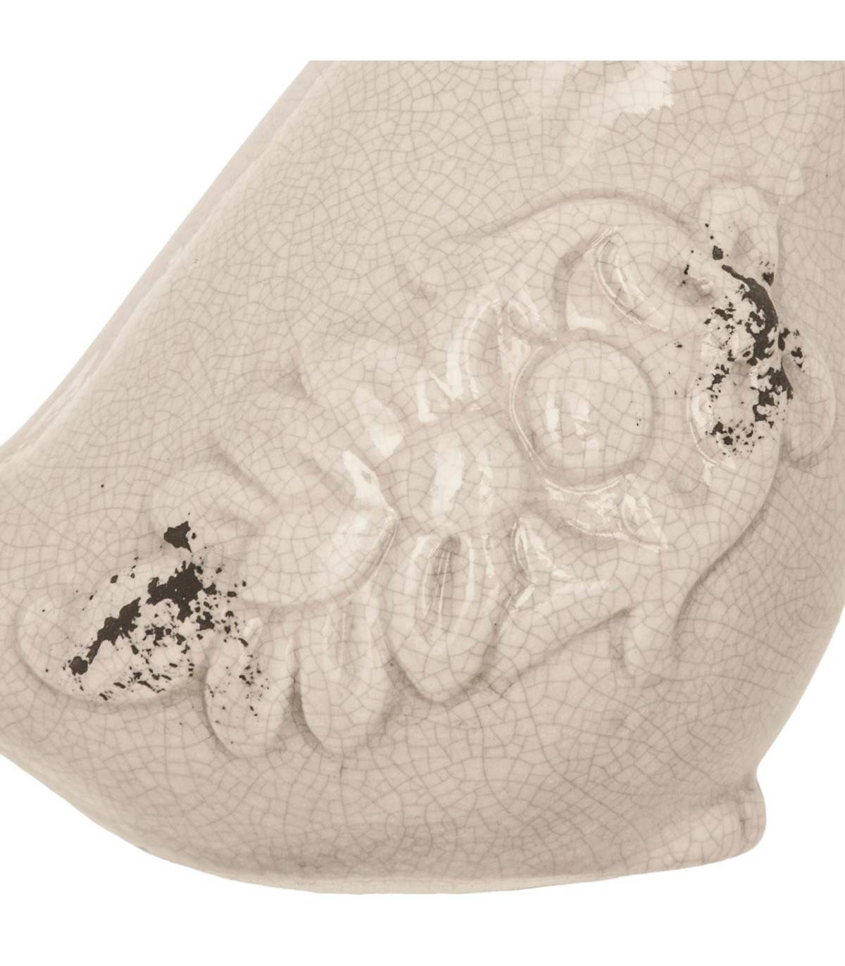 Oiseau déco en Céramique effet craquelé L 9.5 cm - Imagen 2