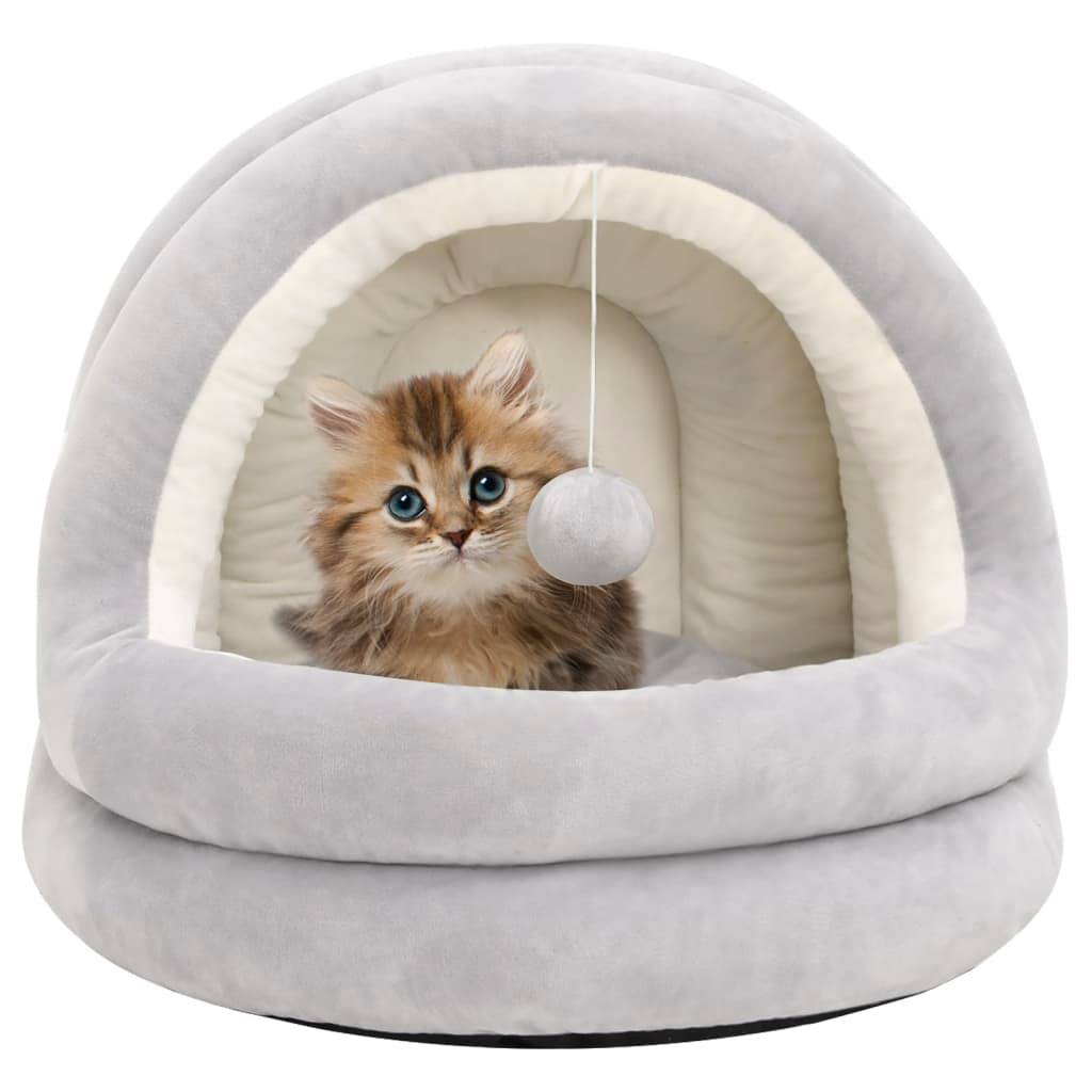 Vidaxl - Lit pour chat 40x40x35 cm Gris et crème vidaXL 171397 - Imagen 1