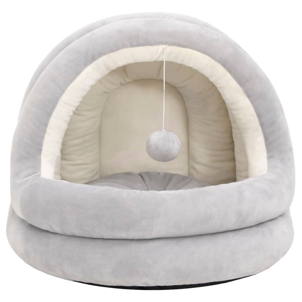Vidaxl - Lit pour chat 40x40x35 cm Gris et crème vidaXL 171397 - Imagen 9