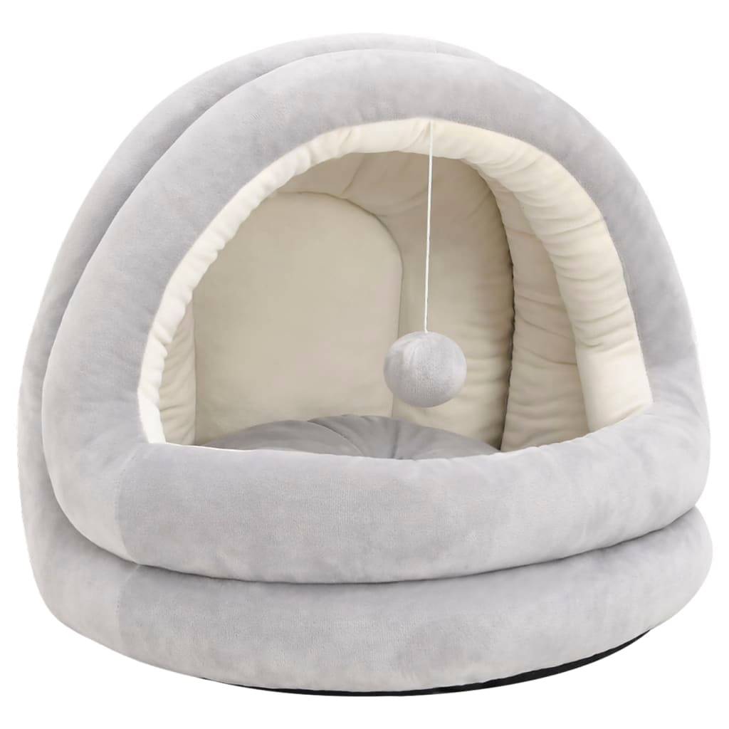 Vidaxl - Lit pour chat 40x40x35 cm Gris et crème vidaXL 171397 - Imagen 2