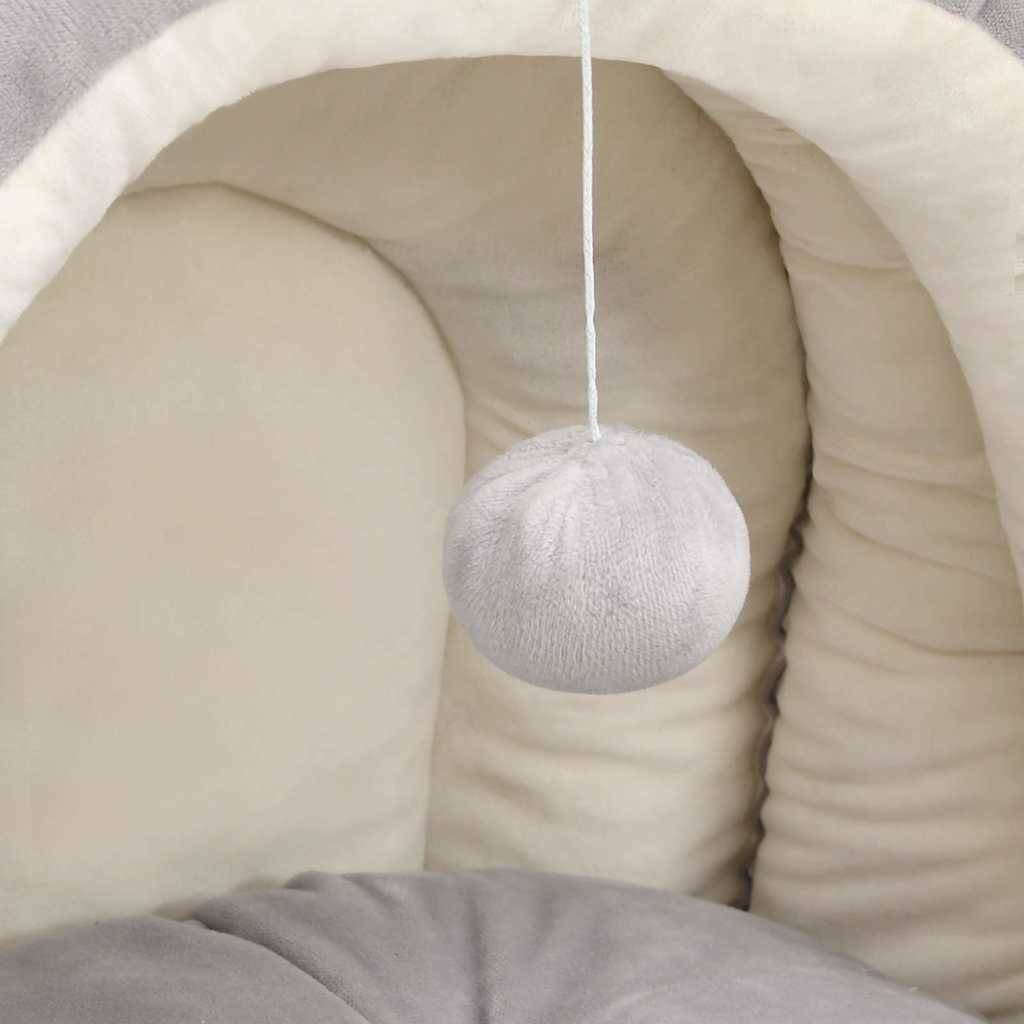 Vidaxl - Lit pour chat 40x40x35 cm Gris et crème vidaXL 171397 - Imagen 7