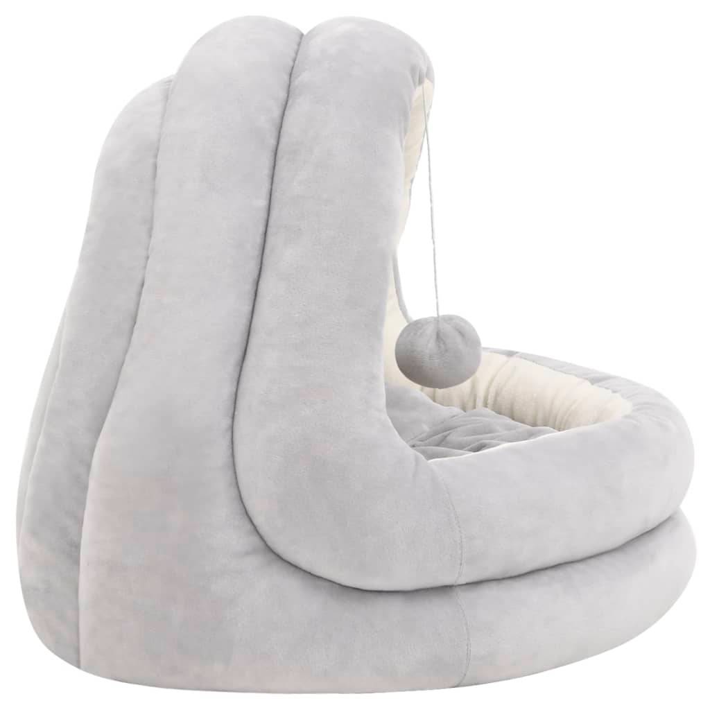 Vidaxl - Lit pour chat 40x40x35 cm Gris et crème vidaXL 171397 - Imagen 5